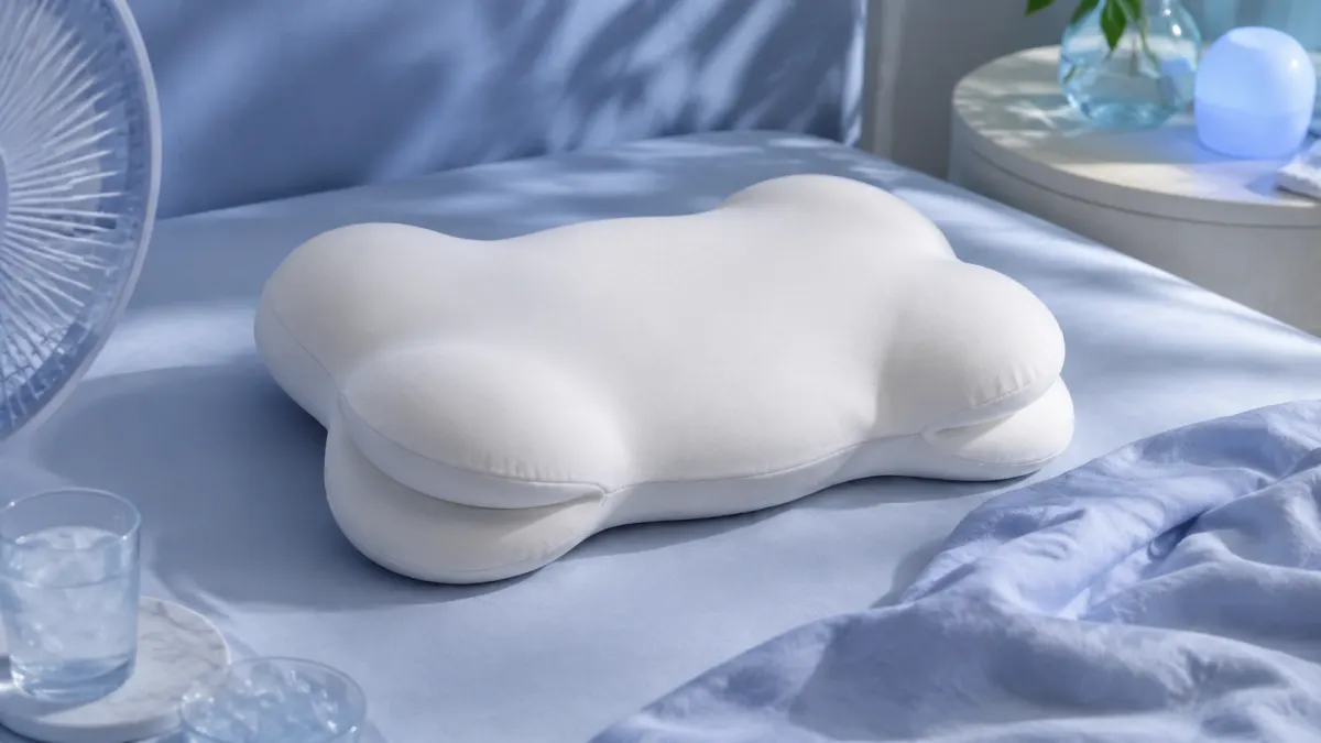 Lumuwala Cloud Pillow sleep guide image for Cooling pillow for side sleepers with neck pain