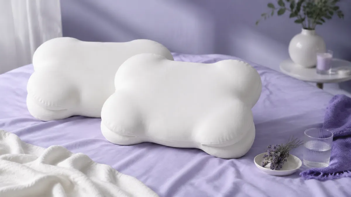 Lumuwala Cloud Pillow sleep guide image for Lumuwala materials and care guide