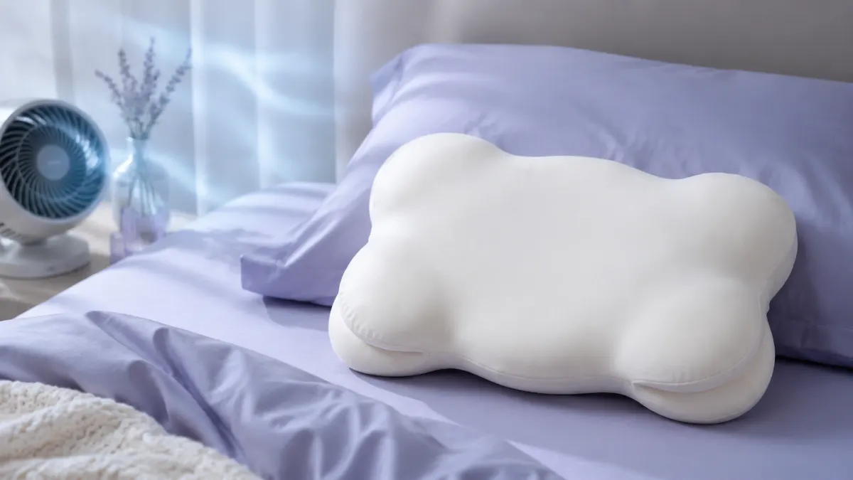 Lumuwala Cloud Pillow sleep guide image for REM sleep cooling research
